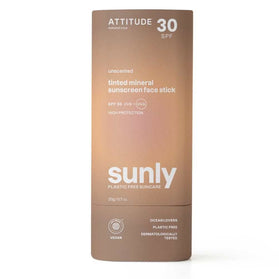 Attitude Sunly Tinted Face Stick Mineral Sunscreen SPF30 - 20gr.
