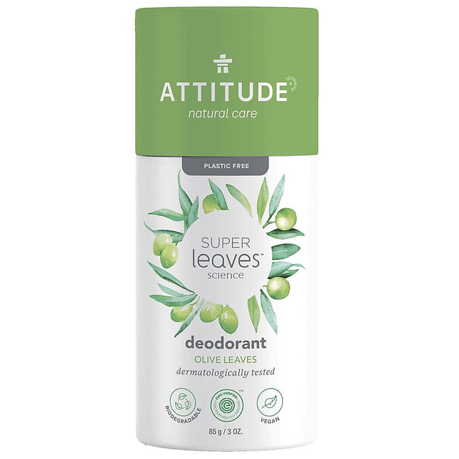 Attitude Super Leaves Natural Deodorant Olive - 85gr