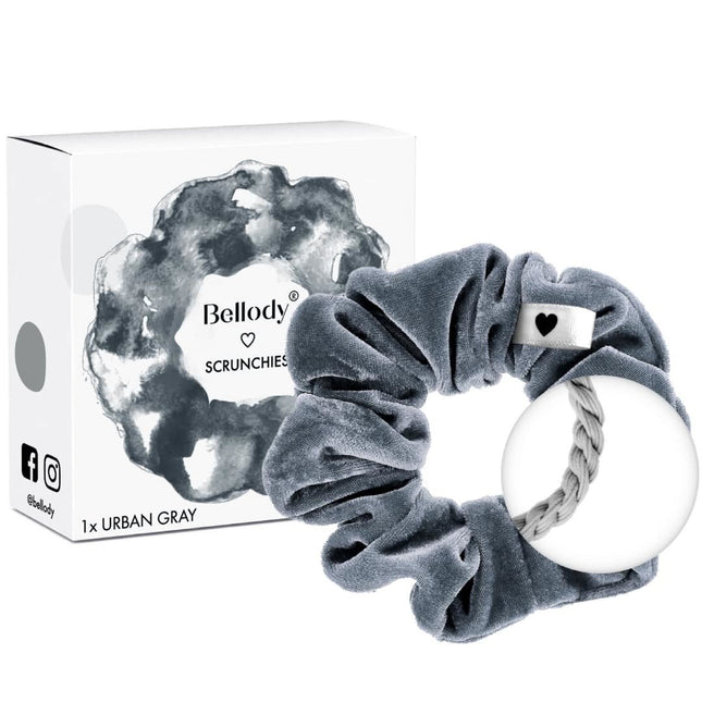 Bellody Scrunchie Haargummie - Urban Grijs