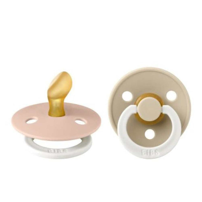 BIBS Colour 2 Pack - Blush/Vanilla  - Anatomisch Spenen - NIGHT