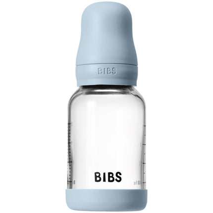 BIBS Glass Baby Bottle Latex Slow Flow - 120 ml
