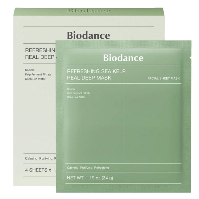 Biodance Refreshing Sea Kelp Real Deep Mask - 4pcs
