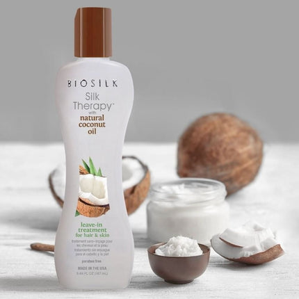 Biosilk Organic Coconut Oil Leave-In Treatment Travelsize