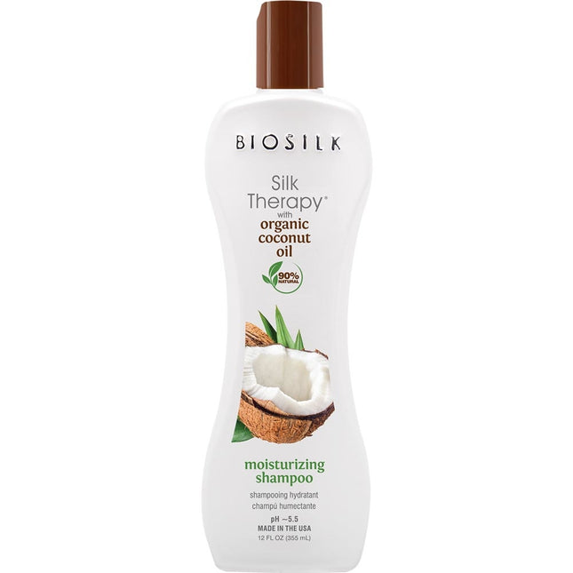 Biosilk Organic Coconut Oil Moisturizing Shampoo - 355ml