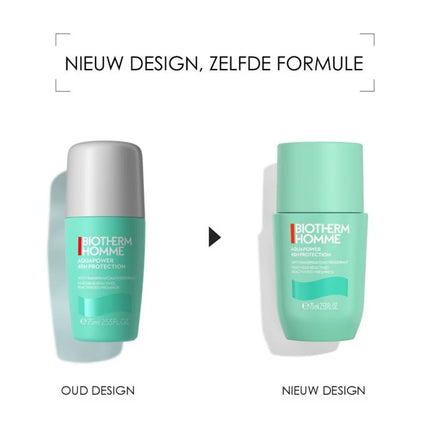 Biotherm Homme Aquapower Deo Roll-On Ice Cooling Effect / 48H Antiperspirant - 75ml