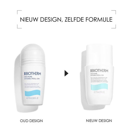 Biotherm Pure Invisible 48H Roll- On Deo Anti Perspirant - 75ml