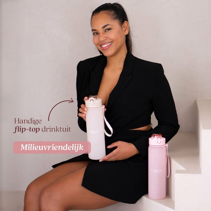 Cabau Lifestyle Bloom Glass Bottle - 1 Liter