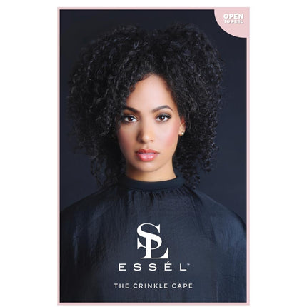 Essel The Crinkle Kapmantel Zwart