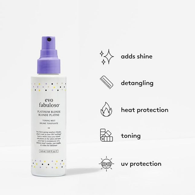 EVO Fabuloso Platinum Blonde Toning Mist
