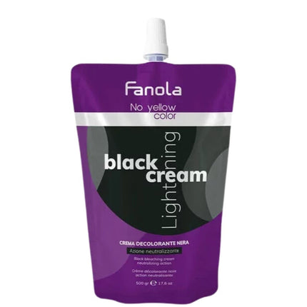 Fanola No Yellow Black Cream Lightener - 500g