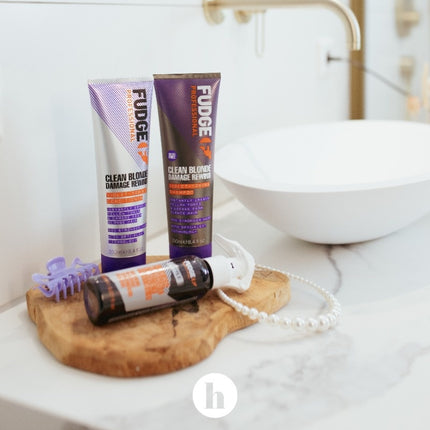 Fudge Clean Blonde Damage Rewind Violet Duo Pack - 2X250ml