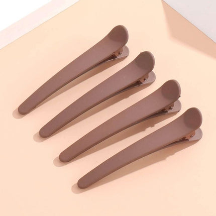 Haarspullen Haarclips bruin - 4st