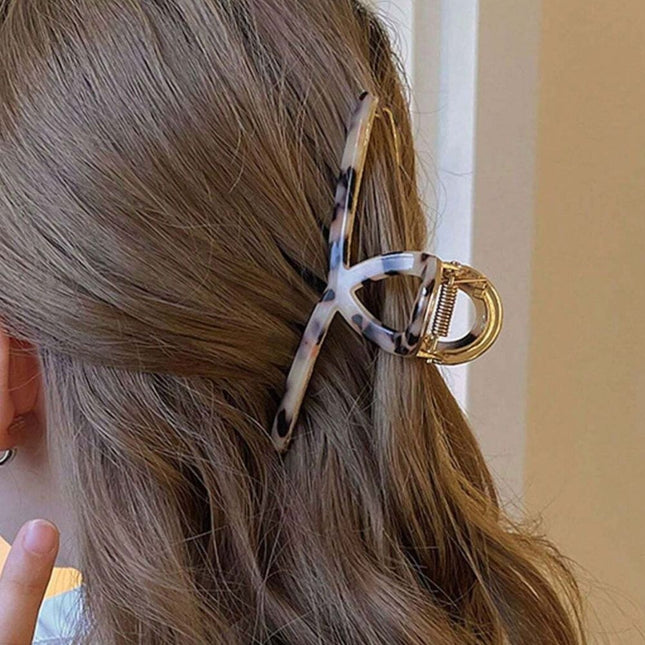 Haarspullen Haarklem Panter Goud