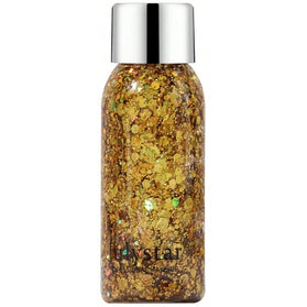 Haarspullen Holografische Chunky Glitter Gel - Goud