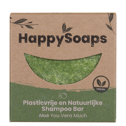 HappySoaps Aloe You Vera Much Shampoo Bar - 70g.