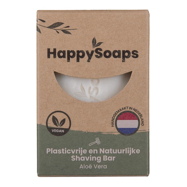 HappySoaps Happy Shaving Bar Aloe Vera - 80g