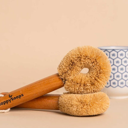 HappySoaps Plasticvrije Afwasborstel van Kokos