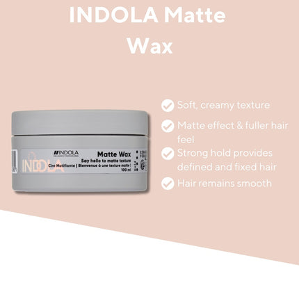Indola Texture Matte Wax - 100ml