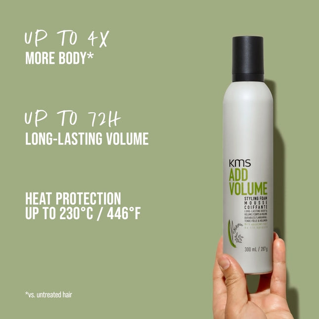 KMS Hair Add Volume Styling Foam Mousse - 300 ml