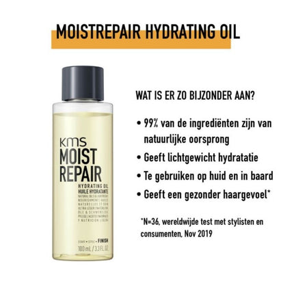 KMS Hair Moist Repair Hydrating Oil - 100ml - Sale
