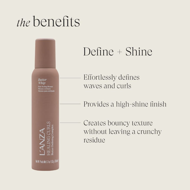 LANZA Healing Curls Butter Whip - 168ml