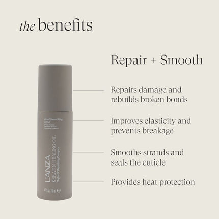 LANZA Keratin Healing Oil Bond Smoothing Styler - 140ml