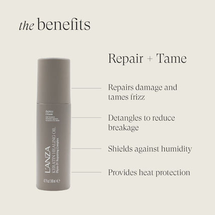 LANZA Keratin Healing Oil Defrizz Cream - 140ml