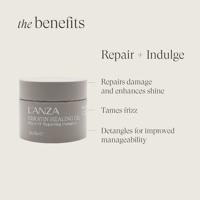 LANZA Keratin Healing Oil Intensive Hair Masque - 210ml