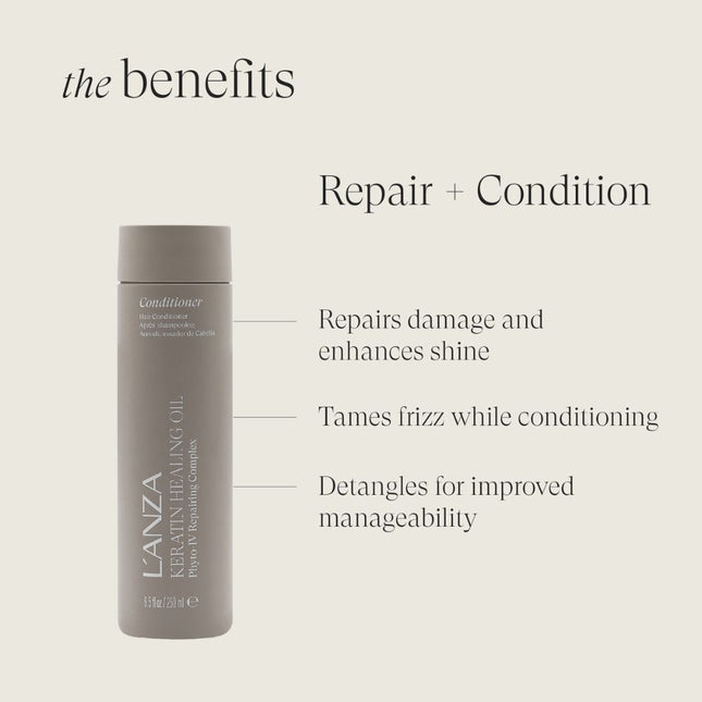 LANZA Keratin Healing Oil Lustrous Conditioner - 250ml