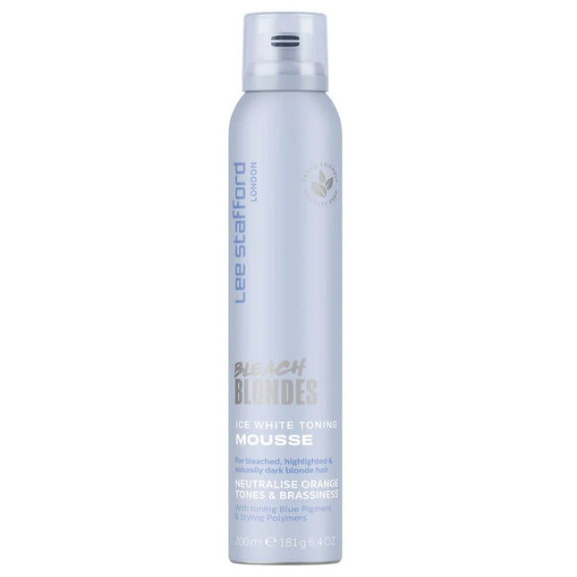 Lee Stafford Bleach Blondes Ice White Toning Mousse - 200ml