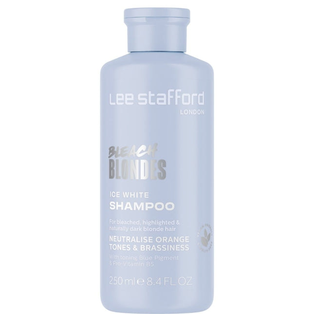 Lee Stafford Bleach Blondes Ice White Toning Shampoo - 250ml