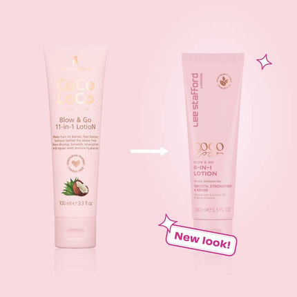 Lee Stafford CoCo LoCo & Agave Blow & Go 11-in-1 Lotion - 100ml