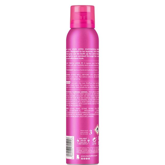 Lee Stafford Plump up The Volume Flexible Hold Hair Spray - 200ml
