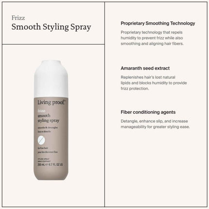 Living Proof No Frizz Smooth Styling Spray - 200ml