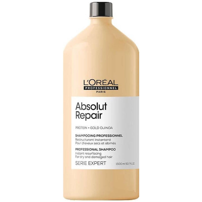L'Oreal SE Absolut Repair Gold Quinoa Shampoo - 1500ml