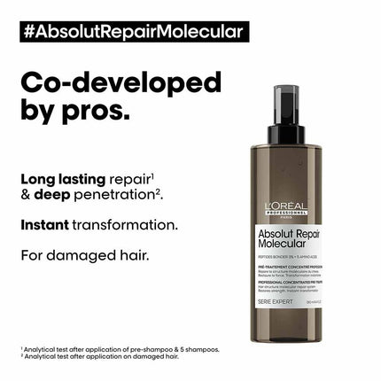 L'Oreal SE Absolut Repair Molecular Concentrated Pre-Treatment - 190ml