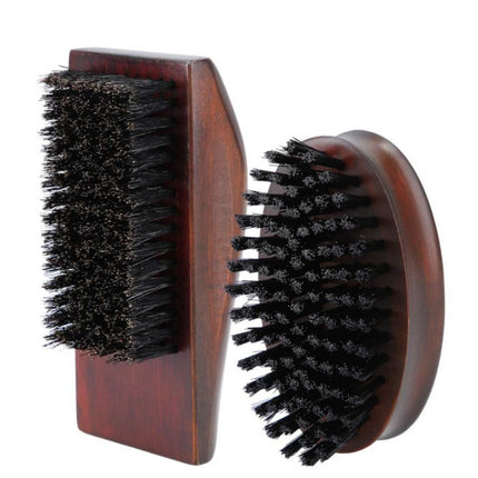 Lussoni Beard Brush Set - Vegan + Natural Brush