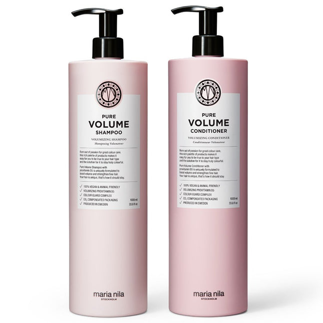 Maria Nila Pure Volume Care Set XL - 2x1000ml