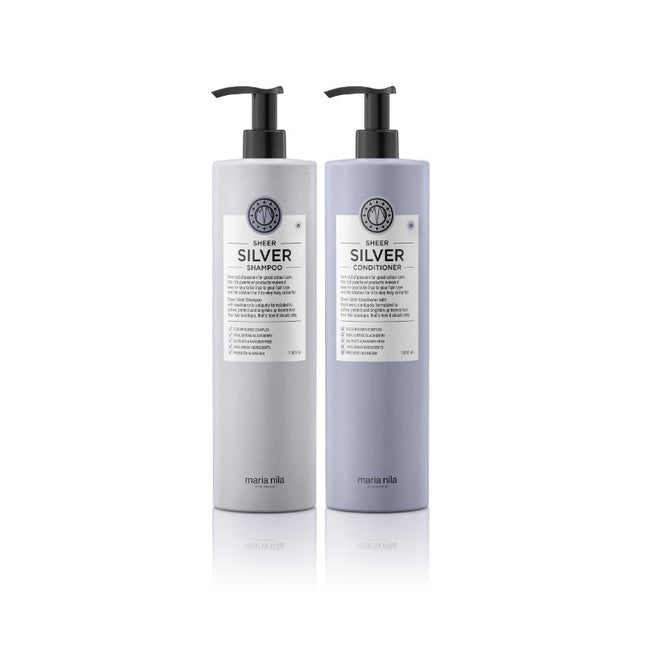 Maria Nila Sheer Silver Care Set XL - 2x1000ml