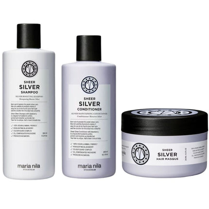 Maria Nila Sheer Silver Luxury Set - 350+300+250ml