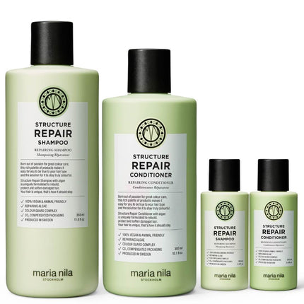 Maria Nila Structure Repair Beauty Set - 350+300+100+100ml