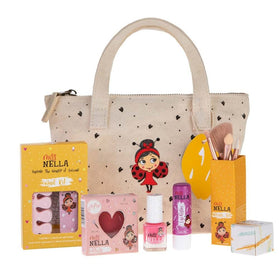 Miss Nella Girly Girl Essentials Canvas Make-up Tas