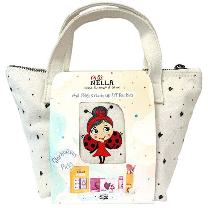 Miss Nella Glamorous Picks Canvas Make-up Tas