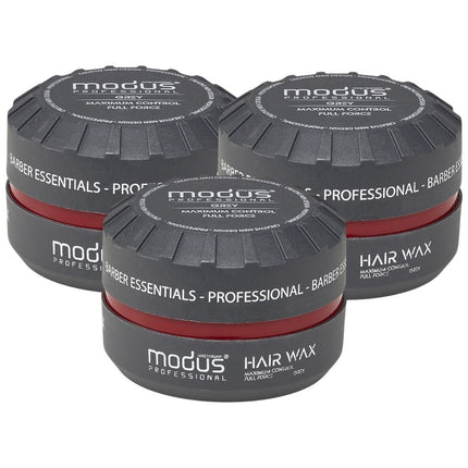 Modus 3- pack Maximum Control Grey Shine Wax - 3X150ml