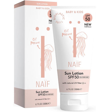 Naïf Baby & Kids 0% Parfum Sun Lotion SPF50