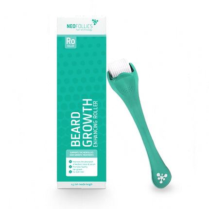 Neofollics Baardgroei Pakket - Tablets + Serum + Roller