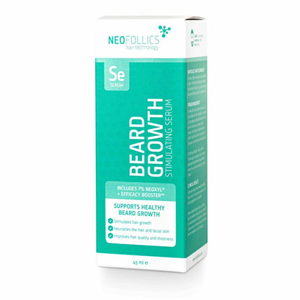 Neofollics Beard Growth Stimulating Serum 45ml + Dermaroller 0.5mm