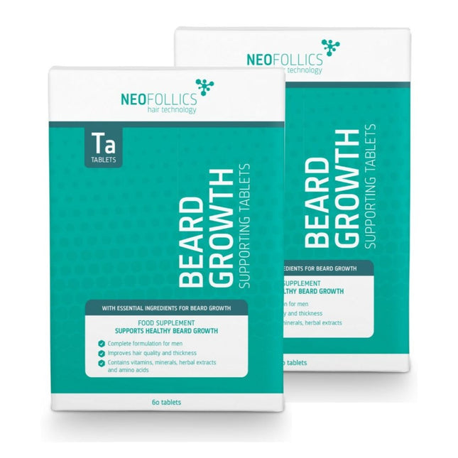 Neofollics Beard Growth Supporting Tablets - 2x60st