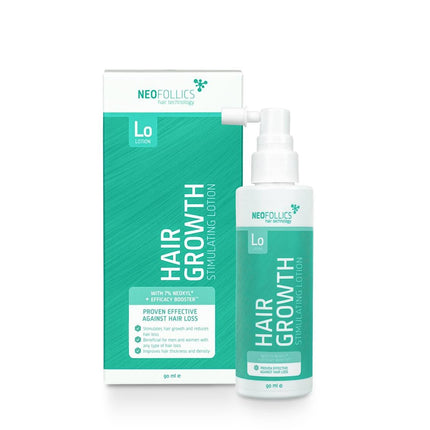 Neofollics Haargroei Kit  - Hair Growth Lotion + Scalp Roller