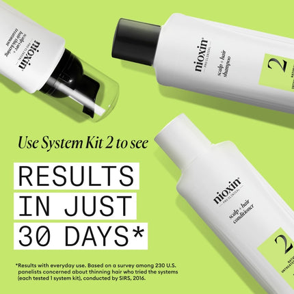 Nioxin System 2 Progressed Thinning Trial Kit - 150+150+40ml